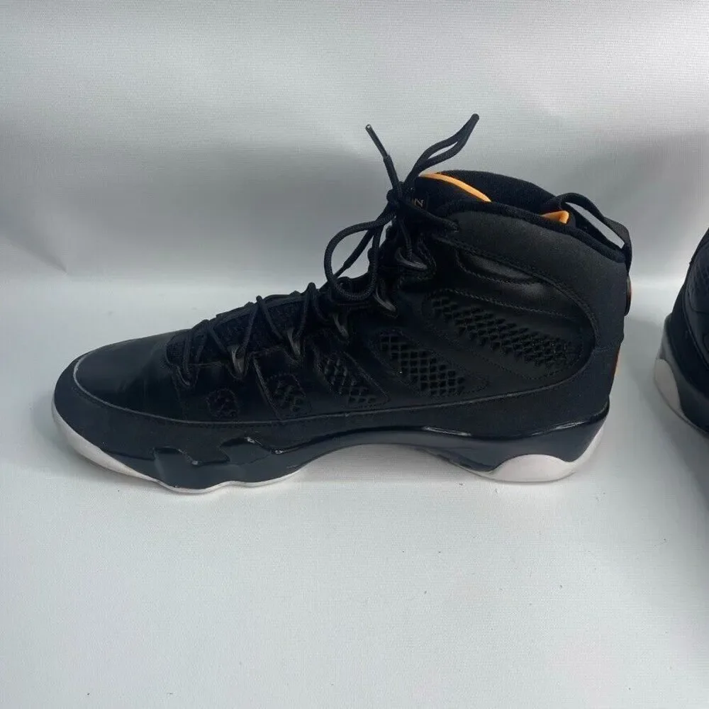 Nike Air Jordan Retro IX‎ 9 Black Citrus 302370-004 Size 14